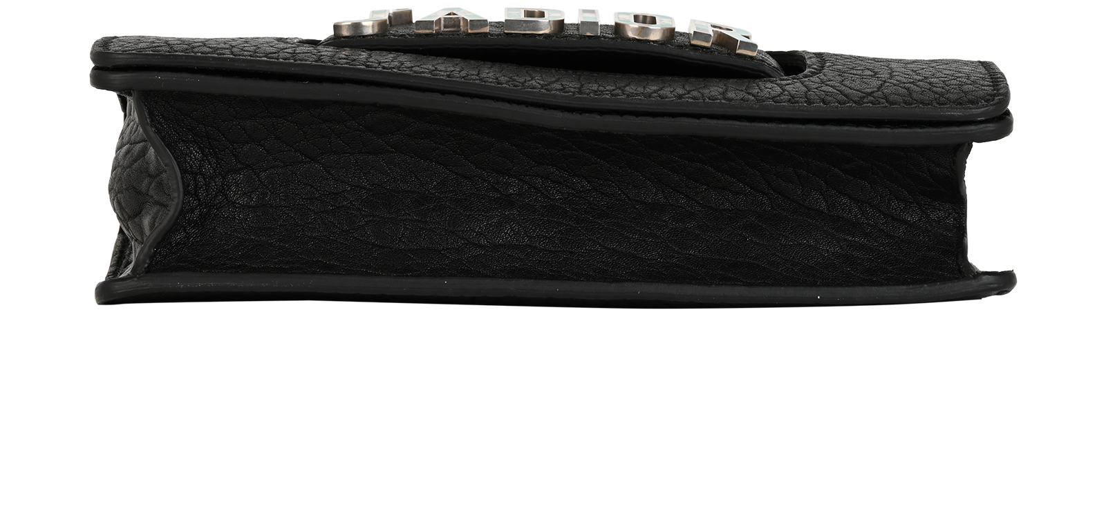 J'adior Flap Bag, &pound;750, Handbags, Black, Leather, Top view